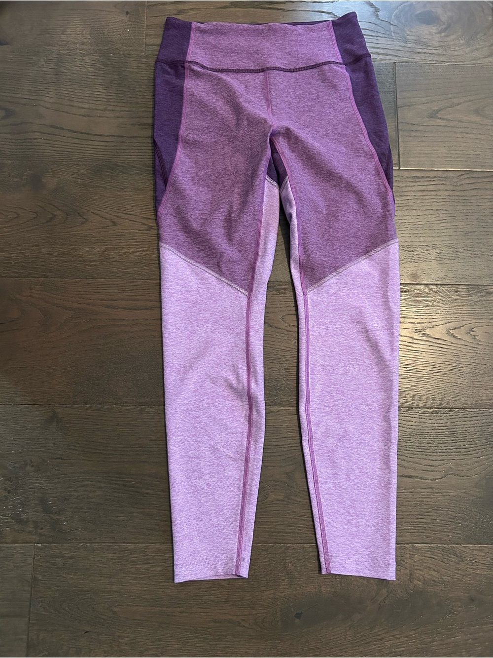 Outdoor Voices Leggings Purple Active Colorblock Leggings Small - Picture 4 of 4